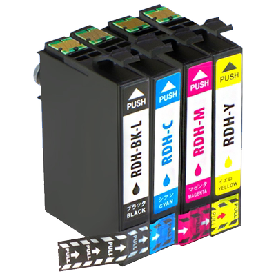 MAG适用爱普生RDHBK RDHC RDHM RDHY墨盒Epson PX-048A PX049A喷墨打印机耗材黑色彩色RDH-4CL墨水盒日本墨匣