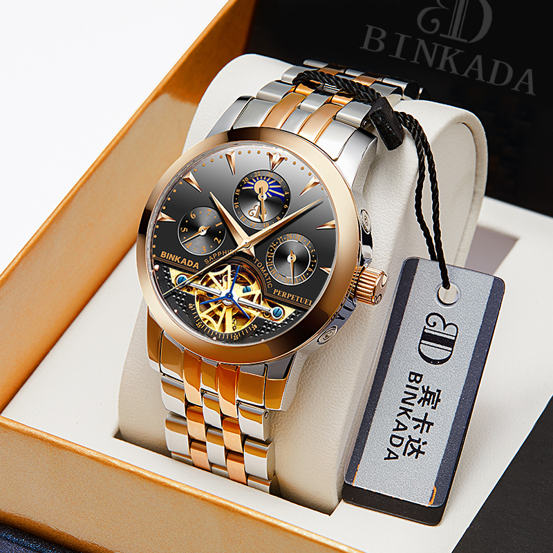 宾卡达霸气风正品全自动机械表