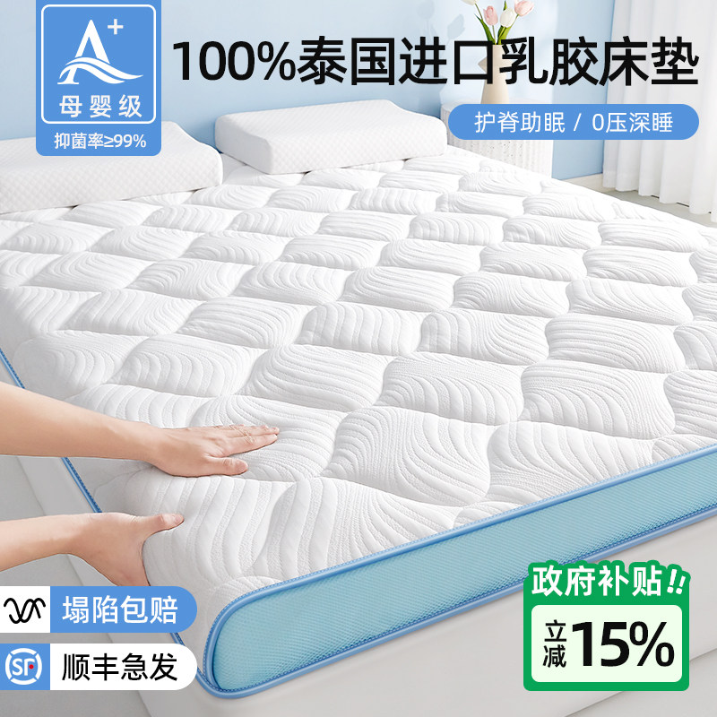 乳胶记忆棉床垫软垫家用卧室榻榻米床褥垫租房专用海绵垫褥铺底A