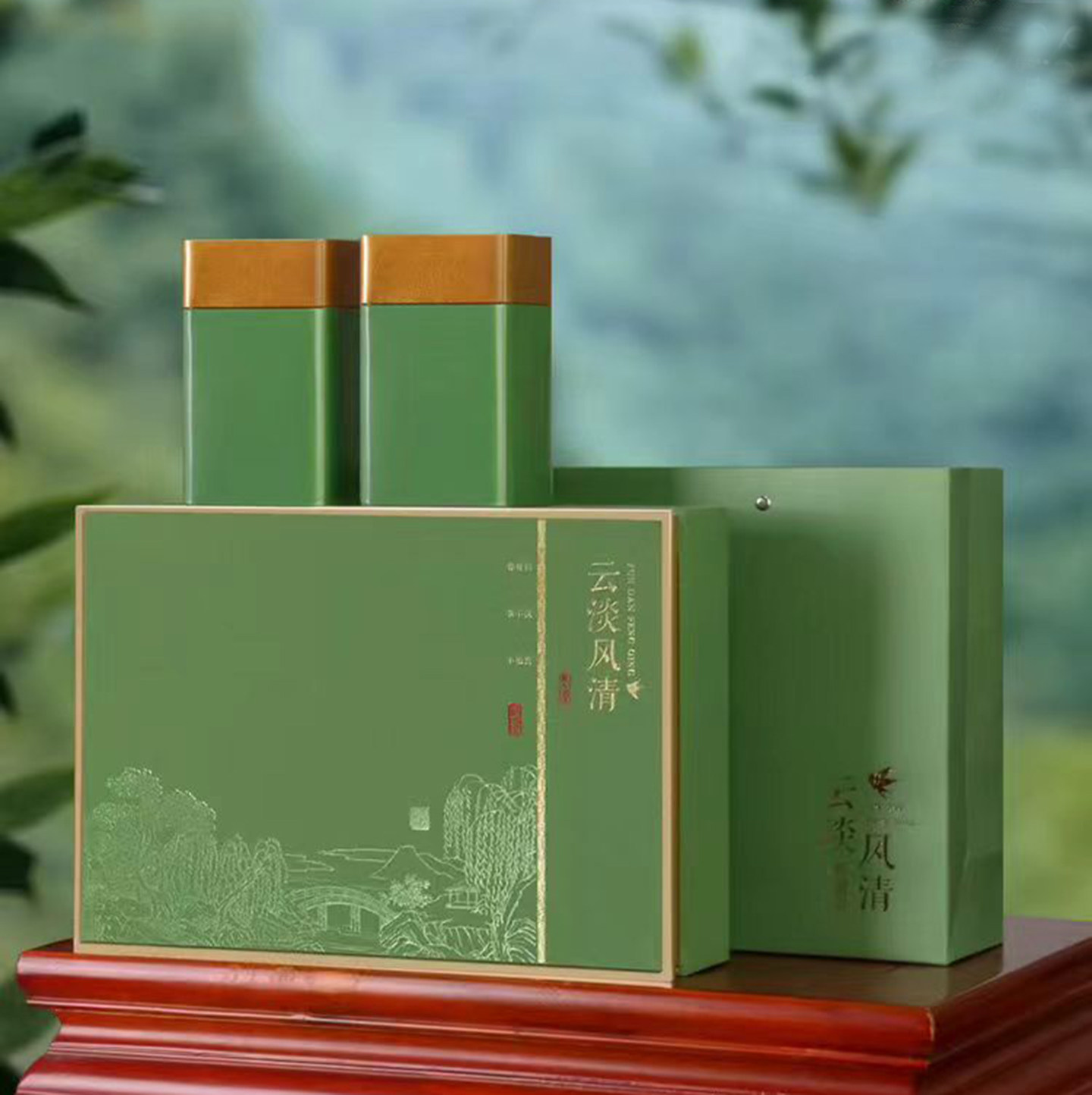 买银杏嫩芽送礼盒送人有面儿
