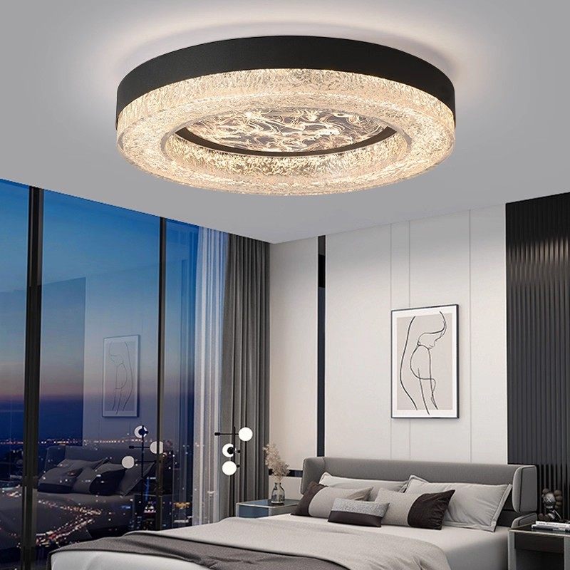 灯品仕房间卧室灯主卧高端树脂超亮中山灯具年轻人卧室吸顶灯