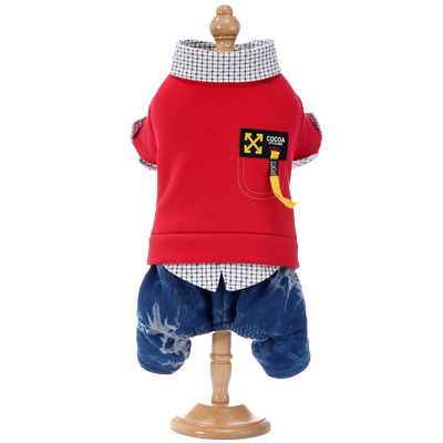 泰迪博美宠物秋季潮牌狗狗衣服