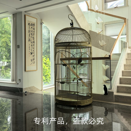 欧式饲养落地大号铁艺鸟笼