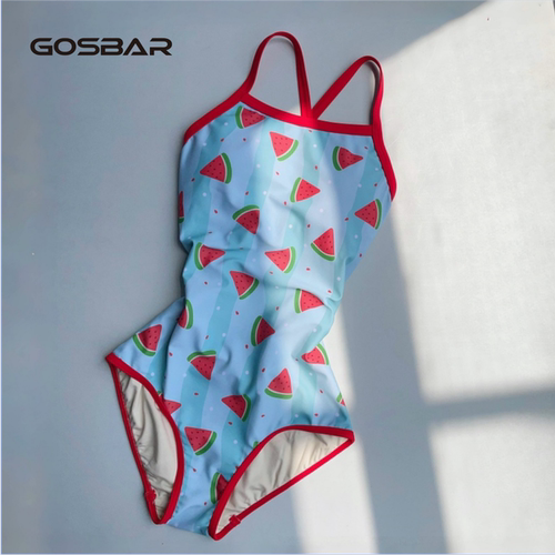 gosbar夏季西瓜竞速泳衣