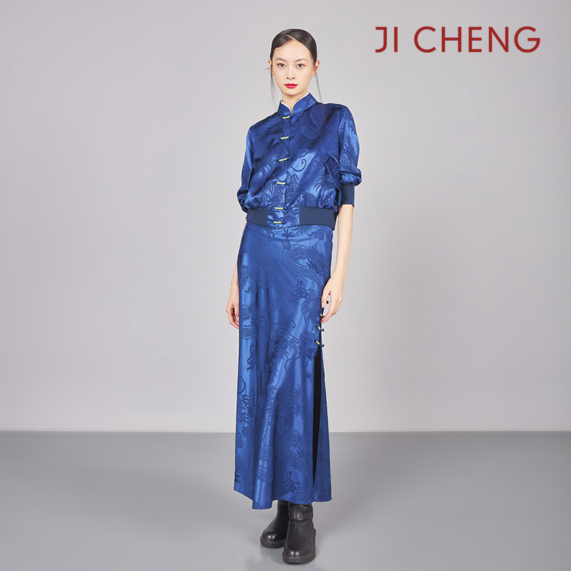 Ji Cheng原创拜年御姐甜辣风炸街套装裙两件套小个子中国风高级感 女装/女士精品 时尚套装 原图主图