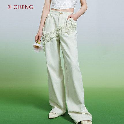 Ji Cheng设计师原创新款裤子男款夏季休闲百搭女裤子春秋款宽松