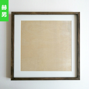 饰框架框子 实木画框定制挂墙装 裱素描油画剪纸刺绣国画书法字画装