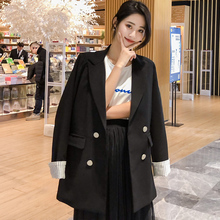 宽松休闲西服女上衣英伦风春秋女士 网红韩版 小西装 外套女2019新款