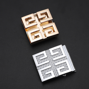 男士皮带头男内穿平滑扣 高档皮带扣头板扣裤腰带头 3.8cm配件