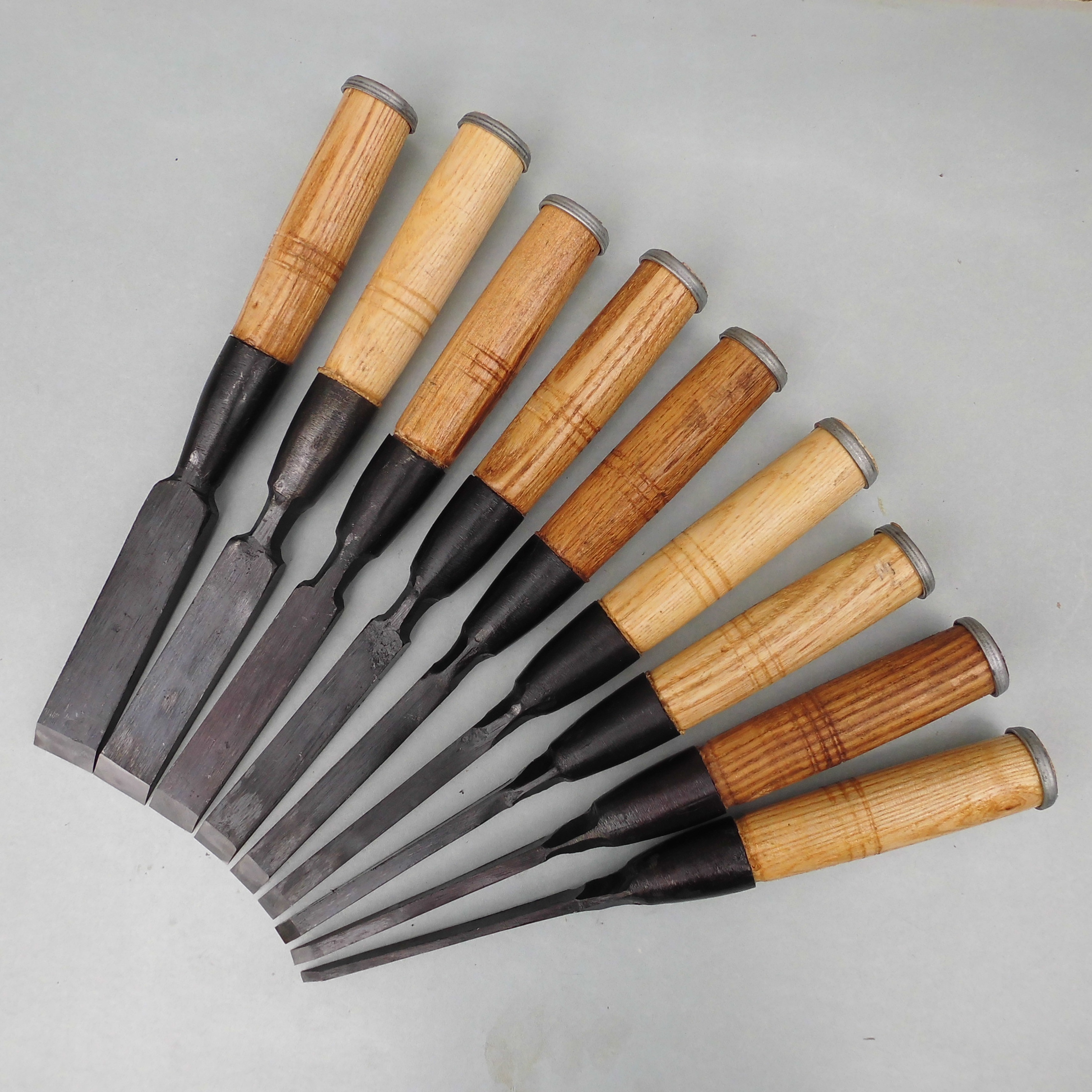 德惠金月牌锻打贴钢木工凿老木凿