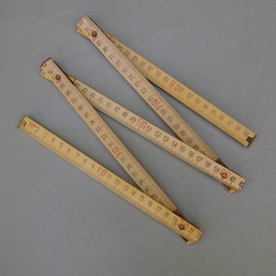 八十年代老货木折尺一米五折尺学生教学用尺高精度木工尺收藏量具