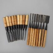 德惠金月牌锻打贴钢木工凿扁铲薄铲重型平凿传统木匠修型凿孔工具