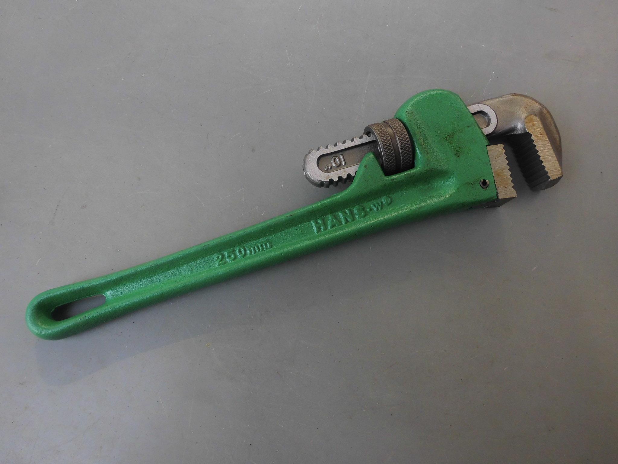 库存全新品台湾汉斯管子钳水管钳水泵安装钳8 10 12 18 24寸管钳