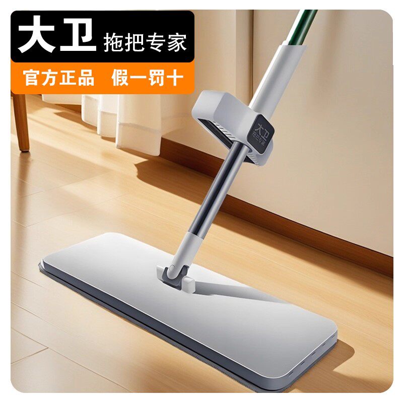 大卫平板拖把地拖免手洗