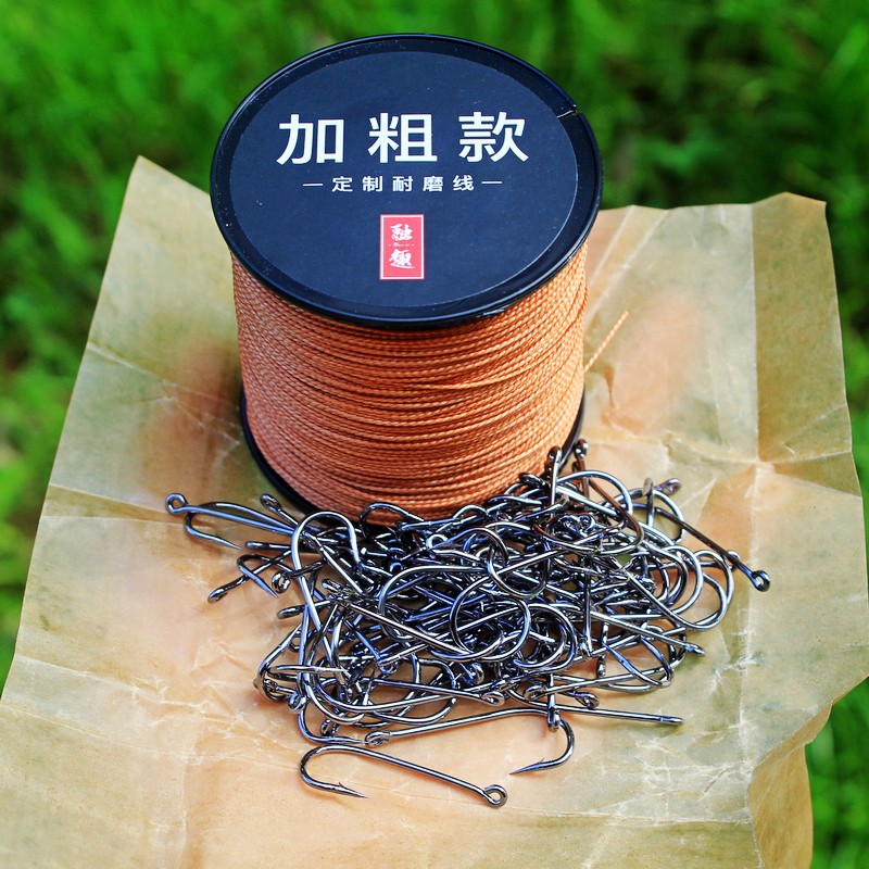 传统钓黑鱼鲶鱼高强度长柄有倒刺