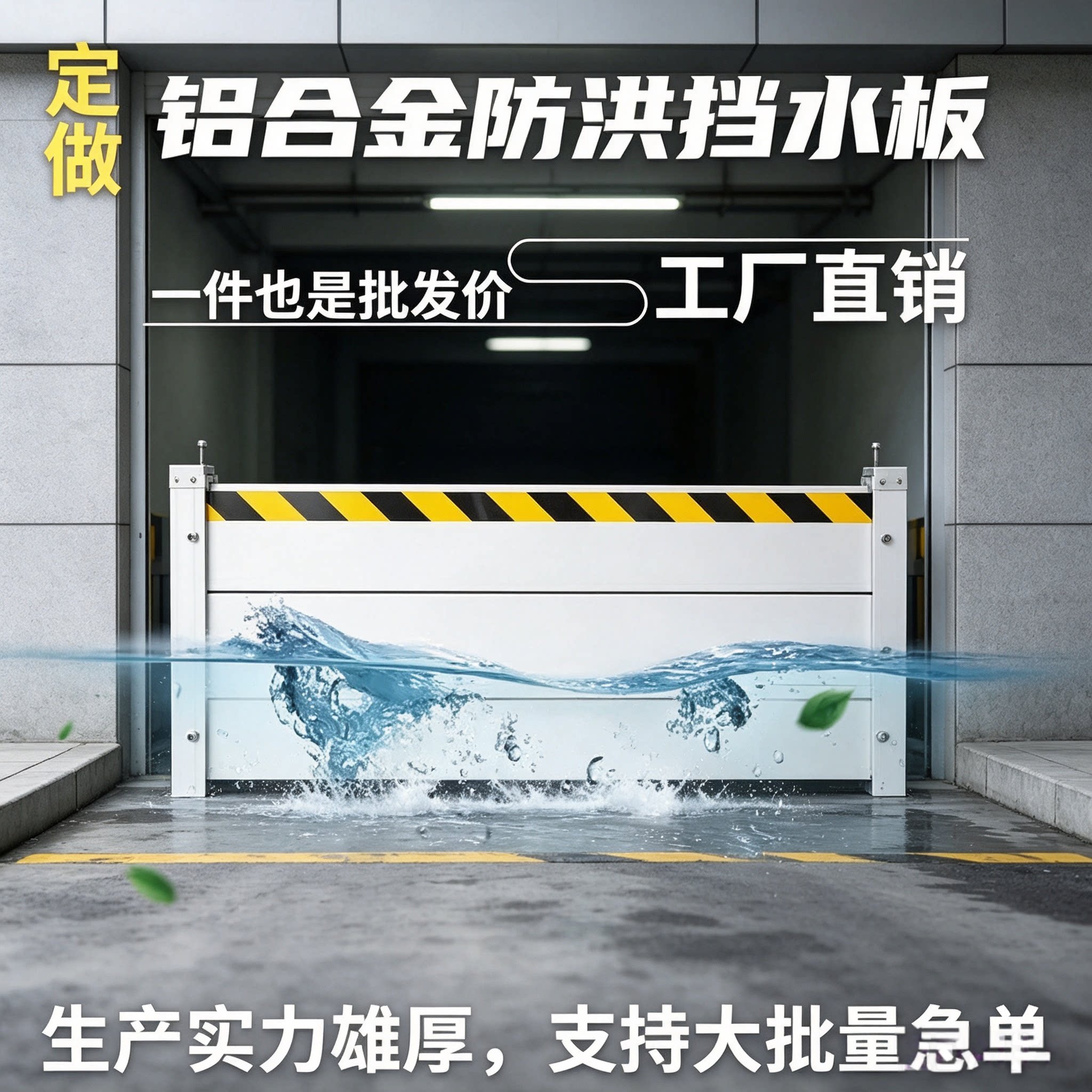 防洪防淹挡水板阻店铺地