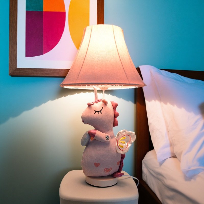 可爱独角兽氛围夜灯卧室床头台灯摆件女生创意礼物儿童房间装饰品