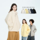 纯色立领美式 上衣双拉链外套运动休闲 春秋装 开衫 卫衣女2025新款