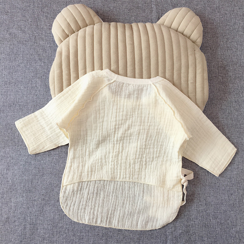 하프 백 옷  뼈없는 밀착  순면 통기성 얇은  상의 및 여름 옷