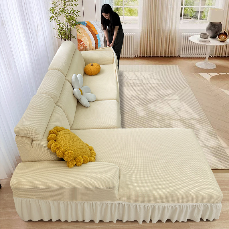新款沙发套罩全包卍能套四季通用防猫抓老式三位一贵妃沙发保护套
