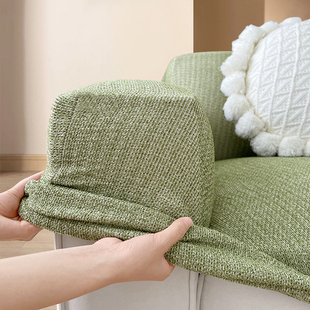 加厚雪尼尔沙发罩全包卍能套四季通用一体式防滑沙发保护套防猫抓