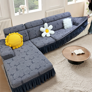 懒人沙发罩全包卍能套通用型防猫抓三座一贵妃沙发套新款防滑盖布