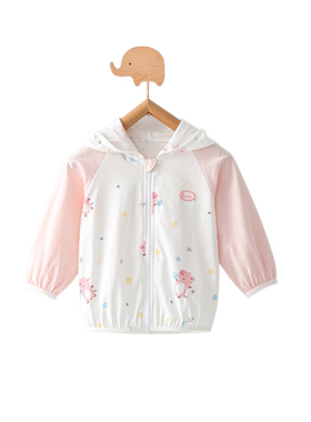 童泰防晒衣纯棉连帽外套