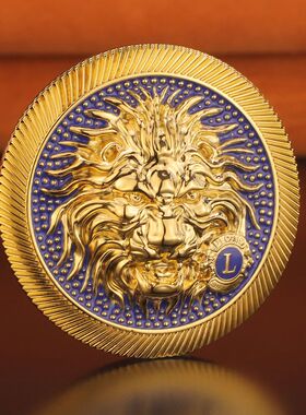 霸气圆狮子会纯铜扣男士皮带青年时尚平滑扣腰带男大头牛皮裤带