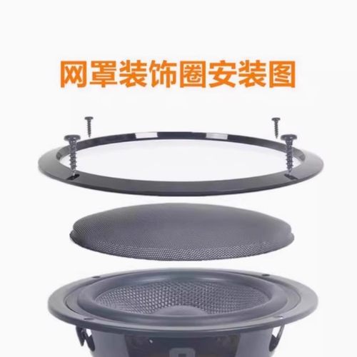 蓝牙音响扬声器2寸3寸4寸喇叭网罩金属铁网防尘罩防护罩装饰罩网