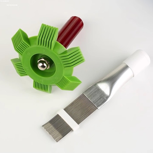 蒸发器翅片梳散热器空调清理刷子空调翅片修复冷凝器空调翅片梳子