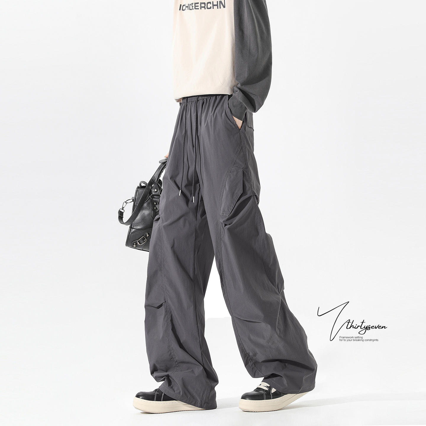 美式山系防水运动休闲裤男款