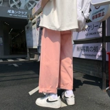 Мужские ретро летние универсальные брендовые штаны, свободный прямой крой