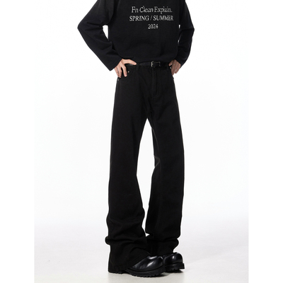 V37美式cleanfit牛仔裤男