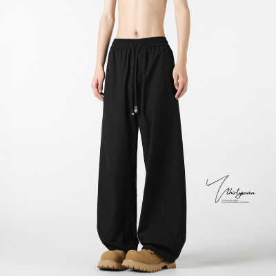 V37美式弯刀裤子男款春秋季新