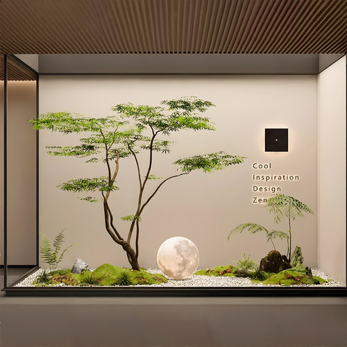 仿真青枫树枫叶树大型造景假树