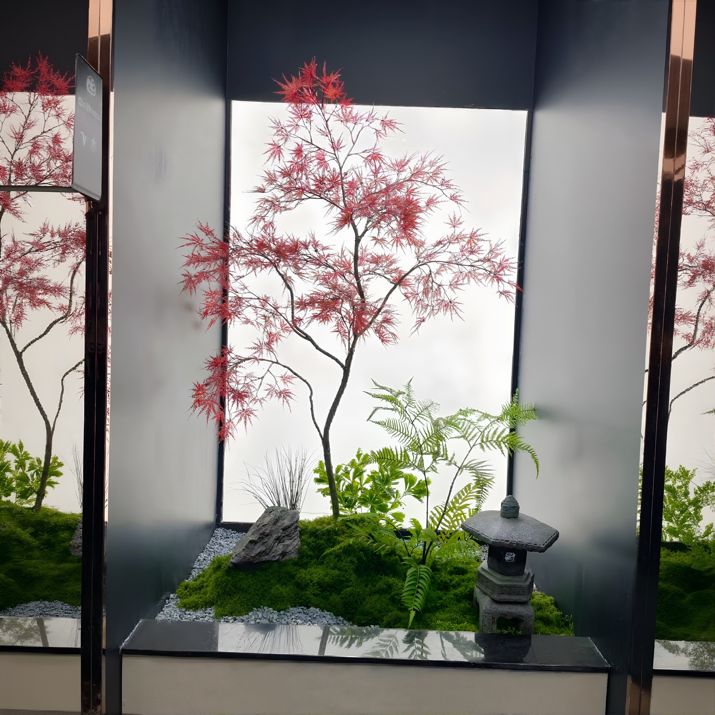 仿真红枫树枫叶树大型仿生植物