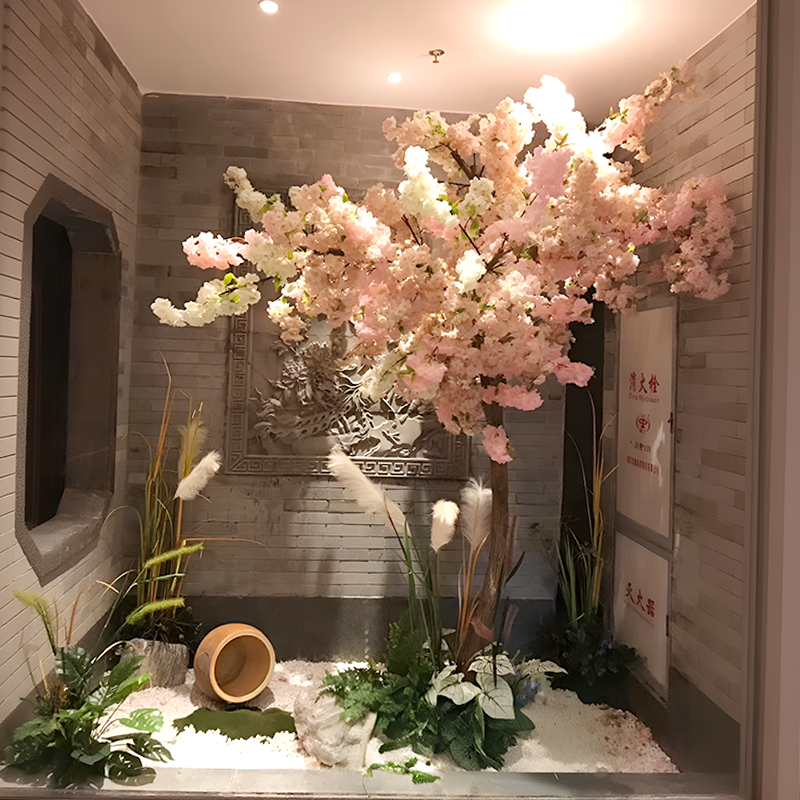 大型仿真樱花树造景定制仿真树桃花树许愿树假树商场酒店打卡装饰