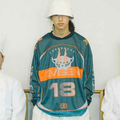EVISEN 25SS OHAKO MOTO JERSEY三色摩托主题长袖球衣