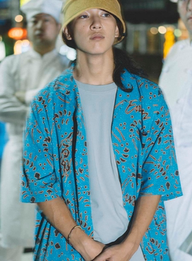 EVISEN 25SS SHRIMP CHIRASHI STRETCH SHIRT三色短袖衬衫