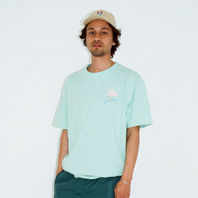 【法国】HELAS 25SU FLAMINGO TEE 夏日火烈鸟印花LOGO短袖T恤