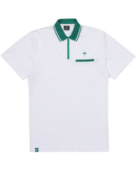 [法国]Helas AGASS POLO WHITE 透气翻领休闲短袖POLO衫