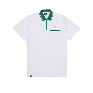[法国]Helas AGASS POLO WHITE 透气翻领休闲短袖POLO衫