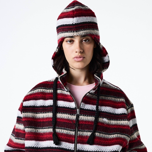 【法国】HELAS 25FA ETHNO BEANIE MULTICO民族风条纹针织帽