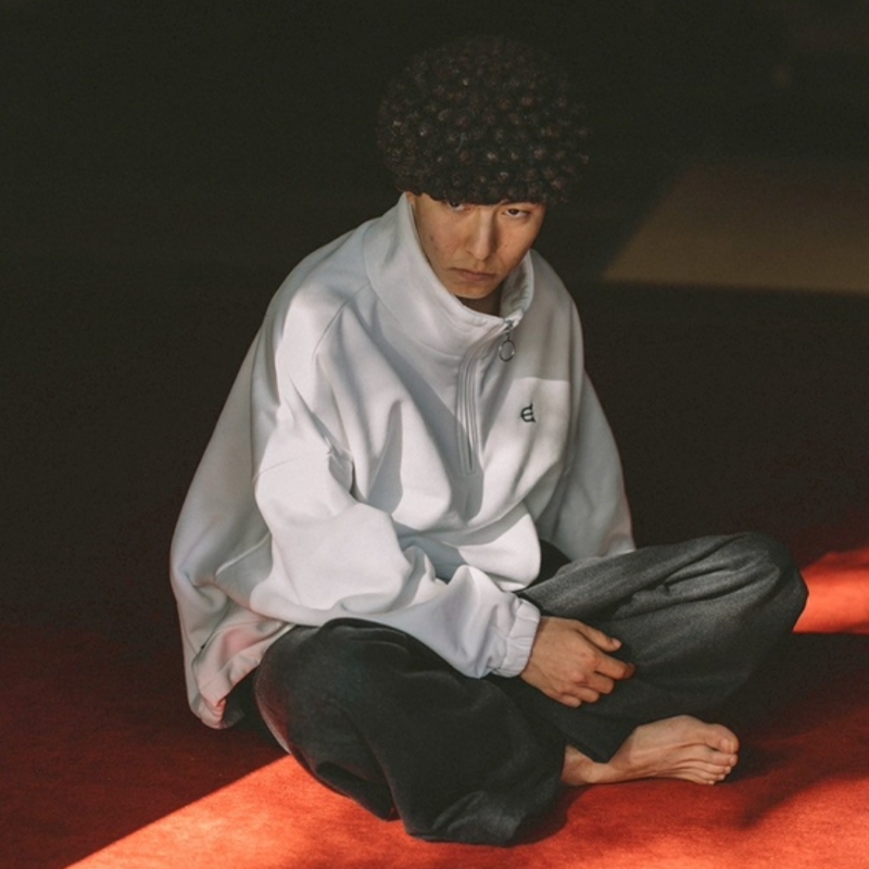 EVISEN 25FW MIND LAND HALF ZIP SWEAT四色半拉链夹克外套