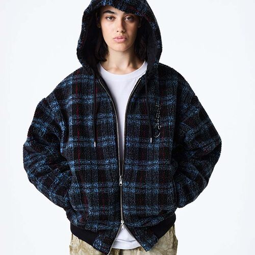 【法国HELAS25FA OCARO REVERSIBLE CHECKERED 双面夹克
