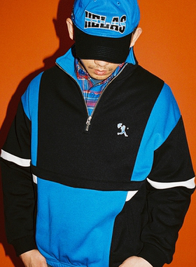 【法国】HELAS 26SP HOOP QUARTER ZIP 1/4拉链夹克运动外套