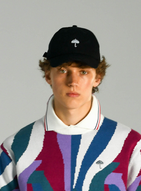 【法国】HELAS 26SP CLASSIC CAP 双色经典logo刺绣棒球帽弯檐帽