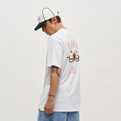 大道之子 夏季 T恤简约半袖 AVENUE&SON 透气圆领宽松灯泡印花短袖