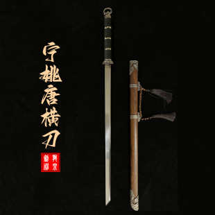 国潮动漫剑来宁姚同款环首唐横刀锰钢一体收藏刀具cos道具未开刃