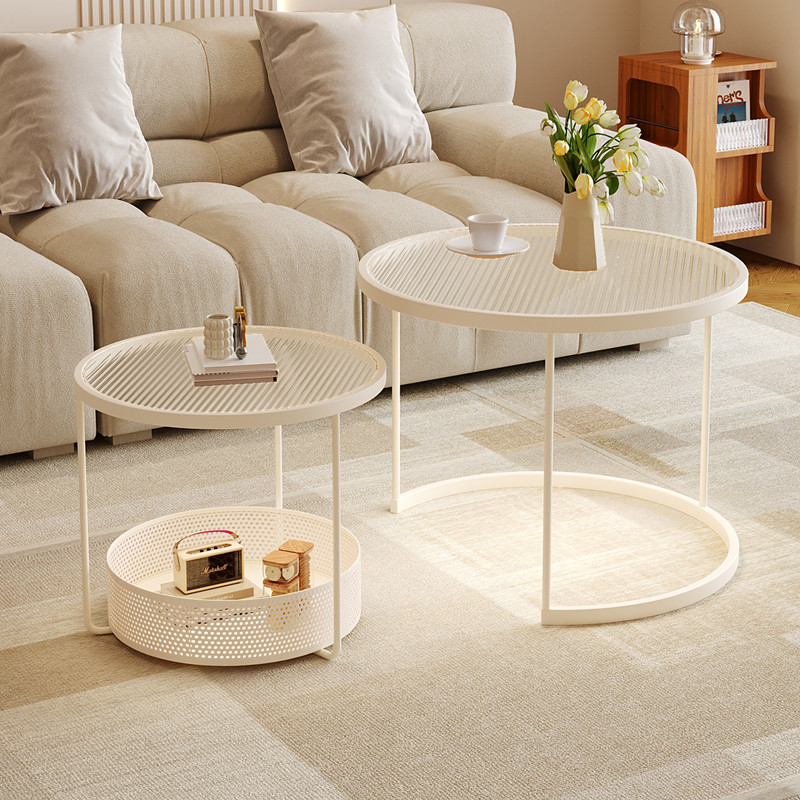 禾韵宫钢化玻璃奶油风现代简约